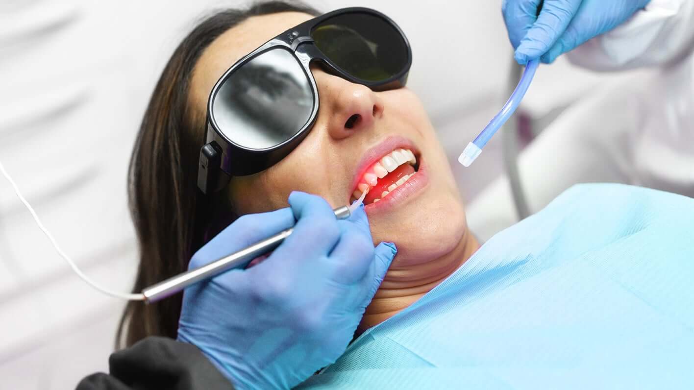 Laserbehandlung 1 Zahnbehandlung mit Lasertechnik